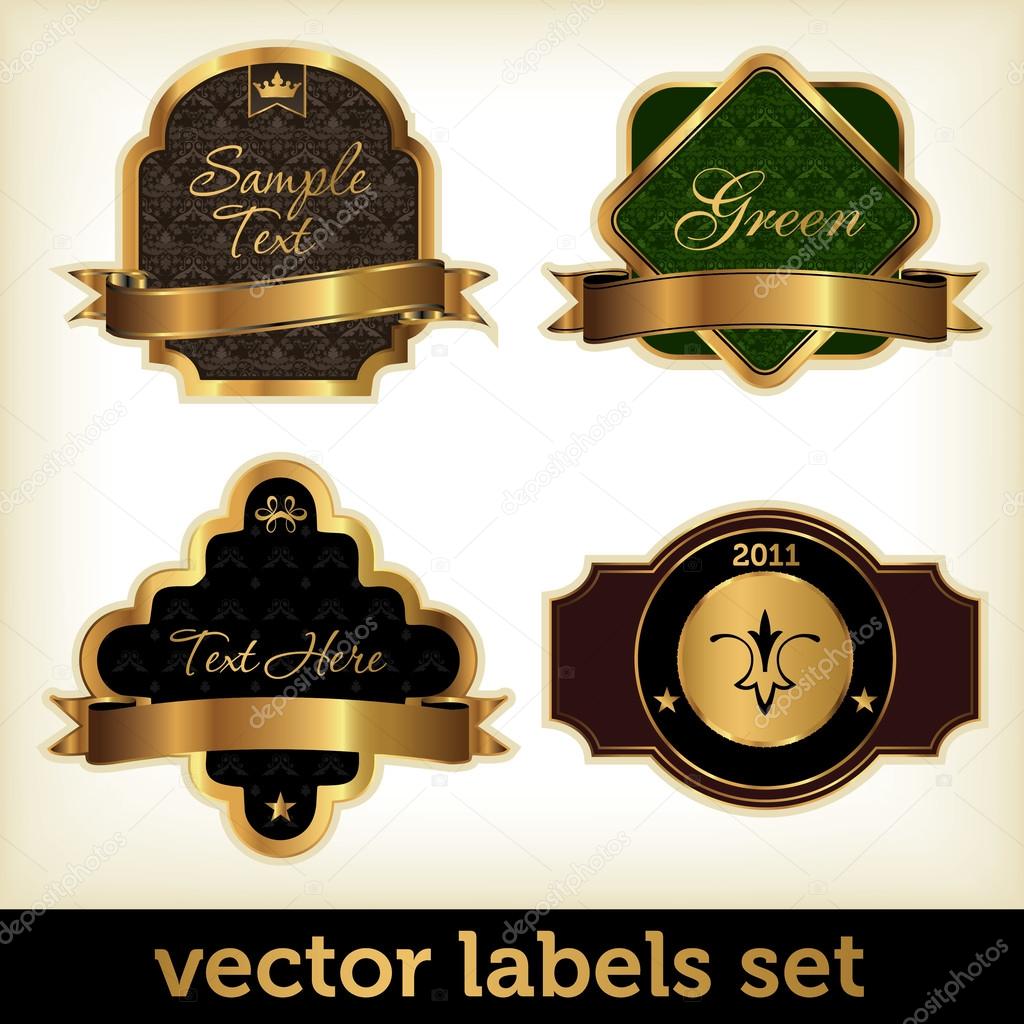 Vector labels set