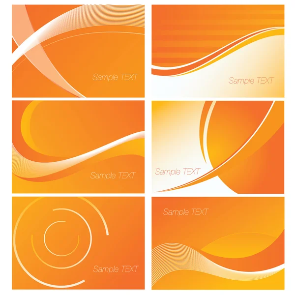 Background Set — Stock Vector