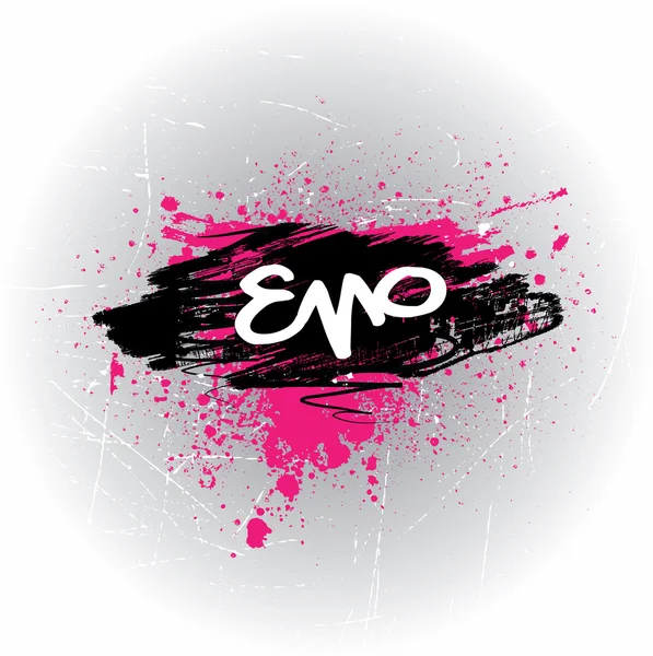 Emo style Grunge Banner — Stockvektor