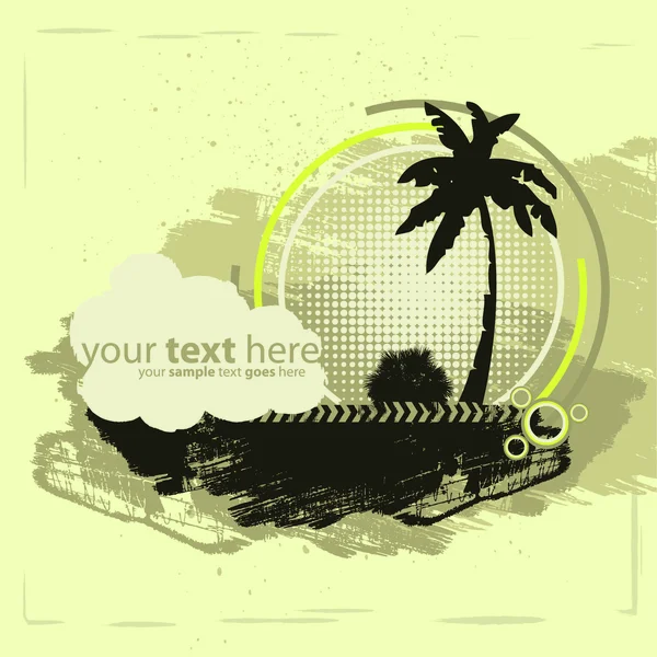 Design Summer Grunge — Image vectorielle