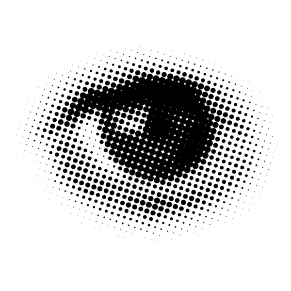 Halftone eye - Retro-Design — Stockvektor