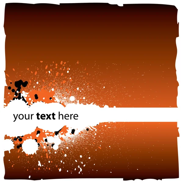 Аннотация Orange Background with Splatters — стоковый вектор