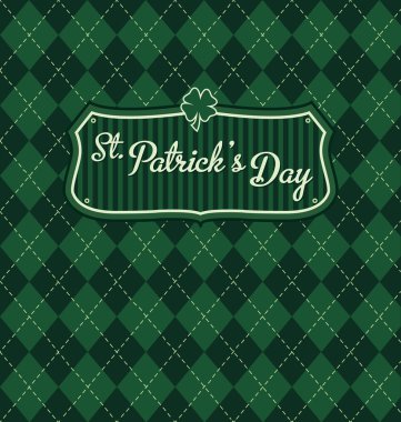 Tipografik Saint Patrick'ın gün tasarım