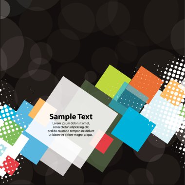 renkli kareler tasarım