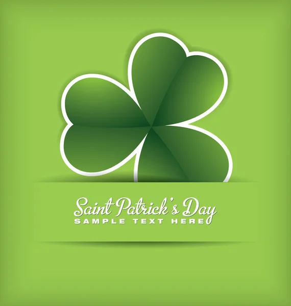 Typografiska Saint Patrick's Day Design — Stock vektor