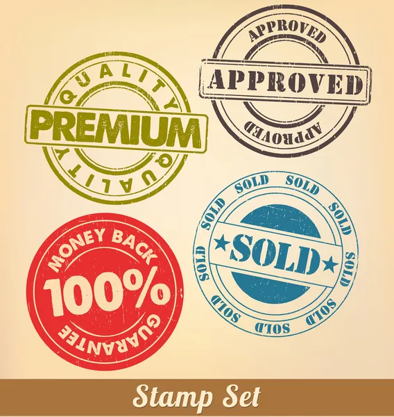 Stempel set — Stockvector