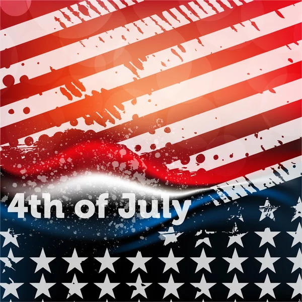 USA Background - luglio 4 design — Vettoriale Stock