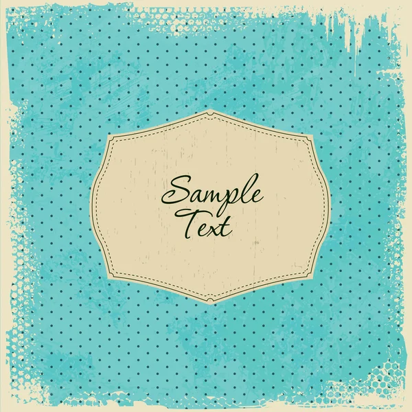 Scrap Template Card - design grunge usé — Image vectorielle