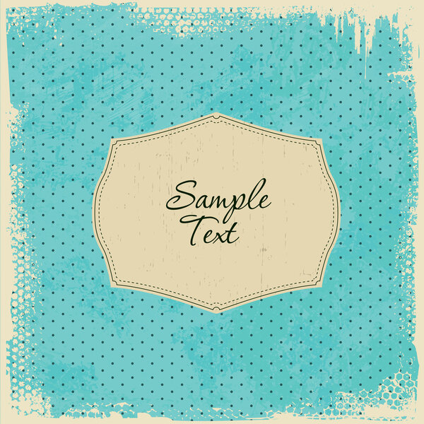 Scrap Template Card - worn grunge design