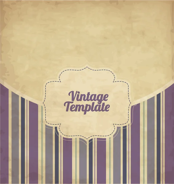 Vintage ontwerpsjabloon — Stockvector