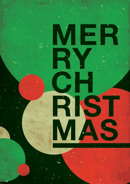 Christmas Holiday Card Design — Stock Vector