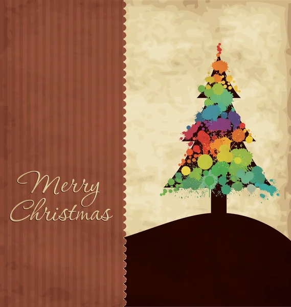 Christmas Greeting Card — Stock Vector