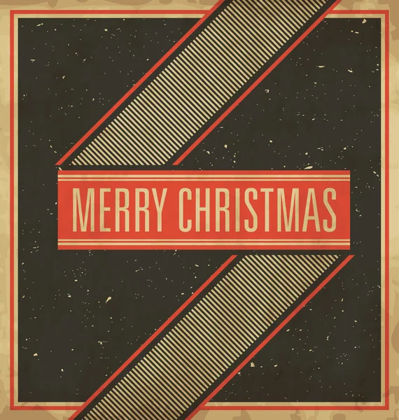 Christmas Holiday Card Design — Stock Vector