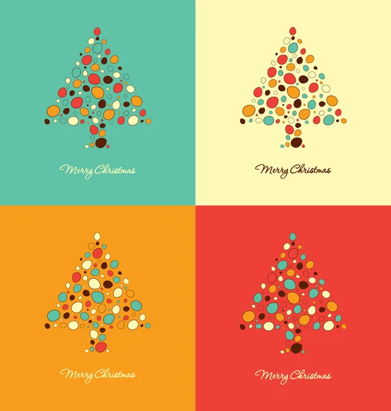 Plantillas de diseño de tarjetas de Navidad — Archivo Imágenes Vectoriales