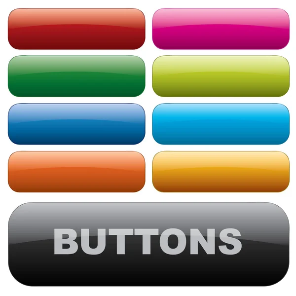 Buttons Pack — Stock Vector