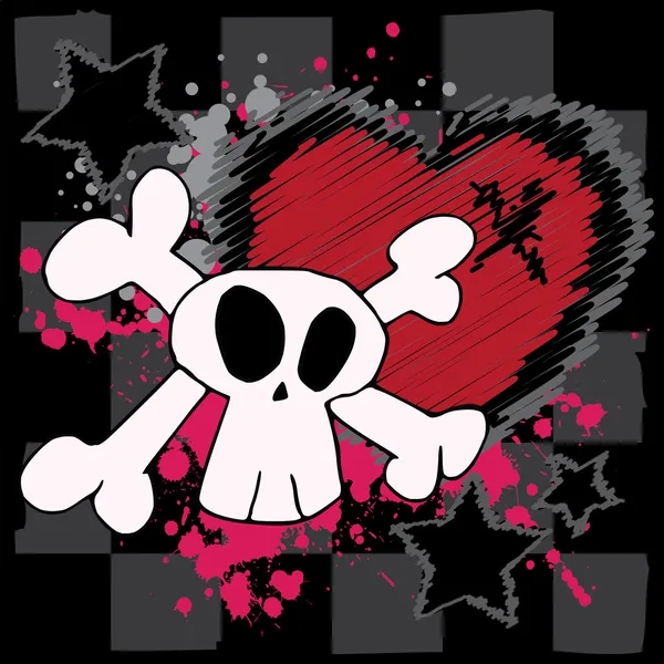 Amor emo — Vector de stock