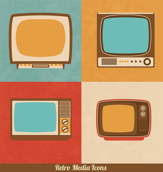 Retro Television Icons