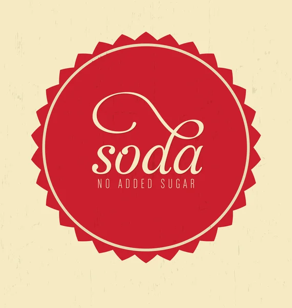 Diseño de soda retro — Archivo Imágenes Vectoriales