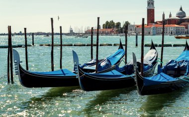 gondol Venedik, İtalya grand canal