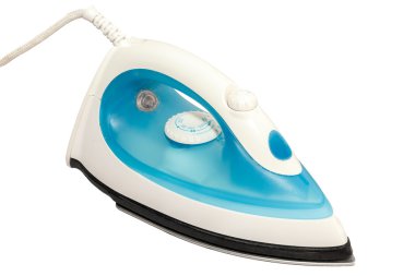 beyaz arkaplanda modern demir