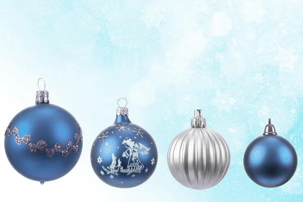 Kolekce vánoční koule — Stock fotografie