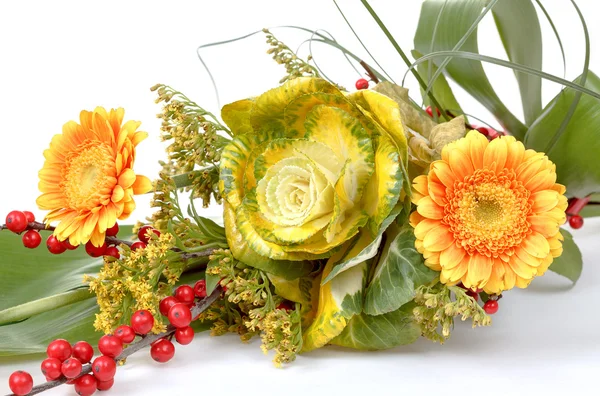 オレンジ色の gerbers から新鮮な花束 — ストック写真