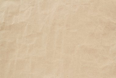 Light brown crumpled paper texture or background