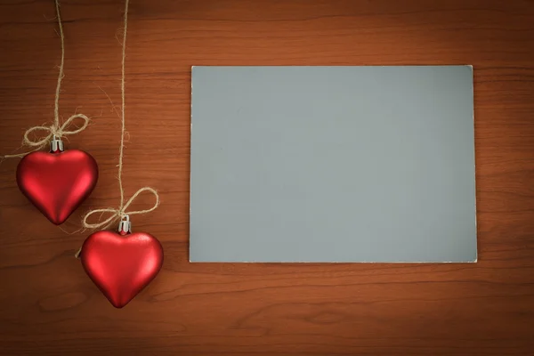 Tom anmärkning för valentine meddelande — Stockfoto