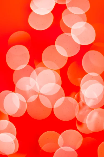 Абстрактный фон. Размытые разноцветные круги оранжевого цвета боке — стоковое фото