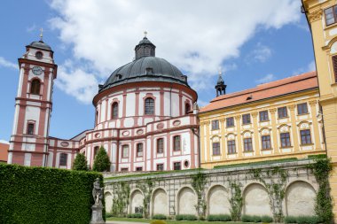ünlü Barok chateau jaromerice nad rokytnou