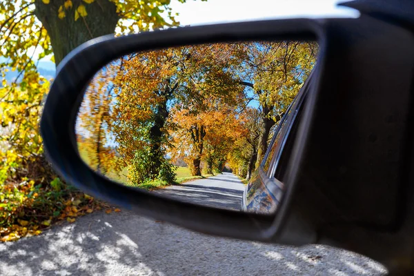 Güz kırsal yol