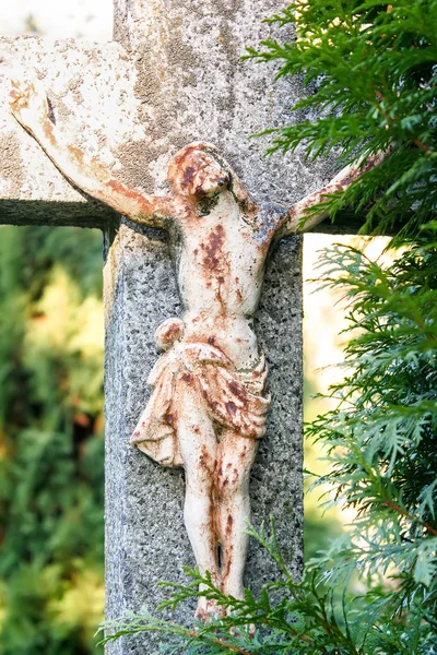 Crucificação, Jesus Cristo na cruz — Fotografia de Stock