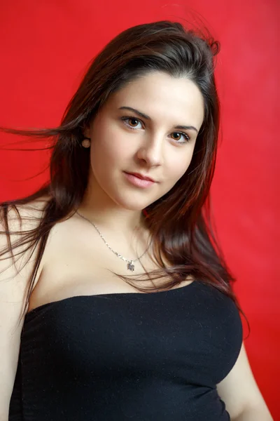 Retrato de moda de hermosa joven —  Fotos de Stock