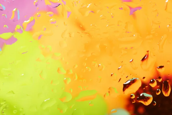 Warna latar belakang abstrak dengan tetes air — Stok Foto