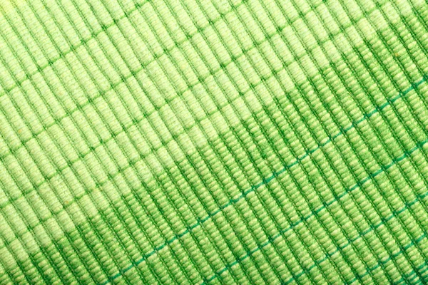 Textura de tecido de listra verde — Fotografia de Stock