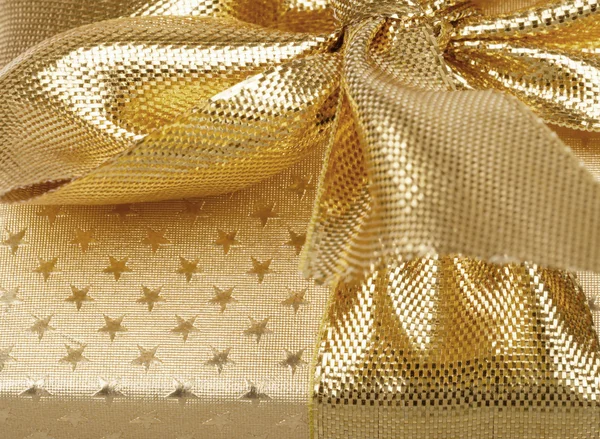 Detail of golden ribbon — Stock Photo, Image