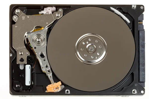 Odkryté 2,5 palcový notebook pevný disk — Stock fotografie