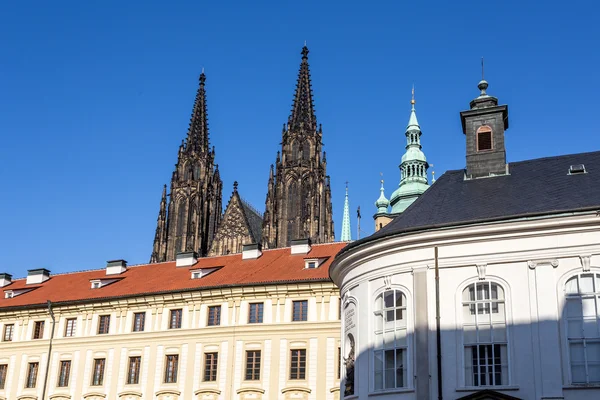 Utsikt över Pragborgen — Stockfoto