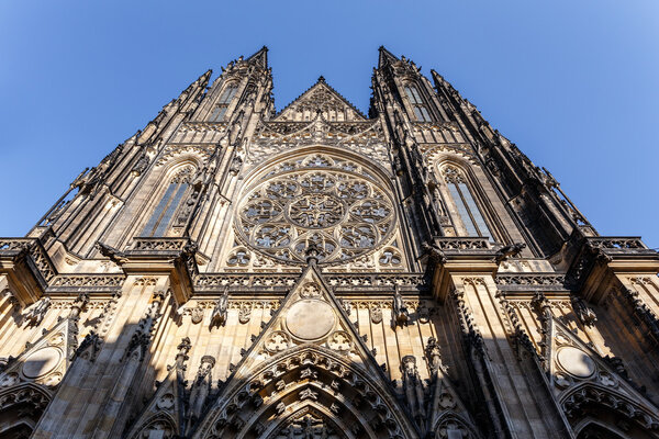 st. vitus cathedral in prague czech republic 