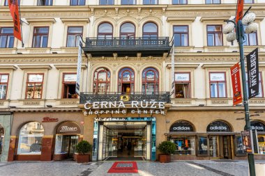 Prague shopping center Cerna Ruze clipart