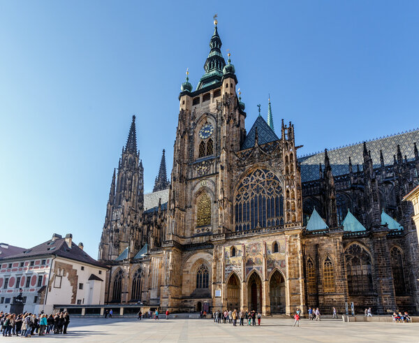 st. vitus cathedral in prague czech republic 