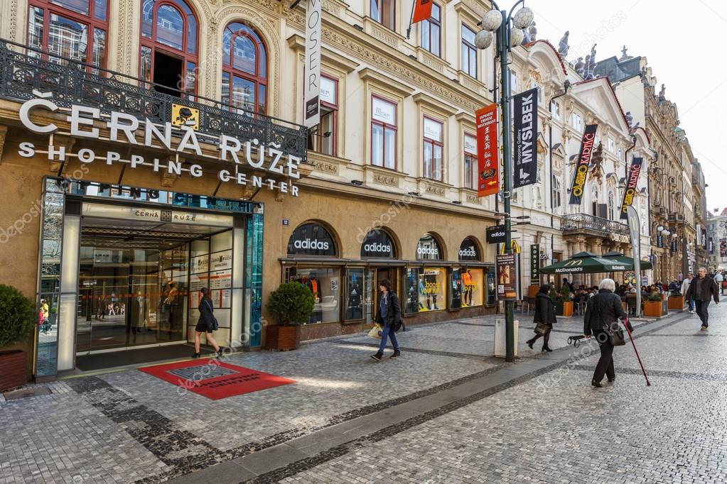Prague Shopping Center Cerna Ruze Stock Editorial Photo C Artush