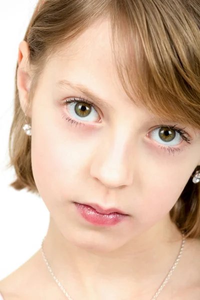 Portret młodej dziewczyny piękne — Zdjęcie stockowe