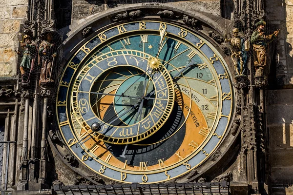 L'orologio astronomico di Praga, o Praga orloj — Foto Stock