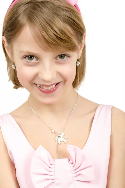 Studio portrait of young beautiful girl — Stock Photo, Image