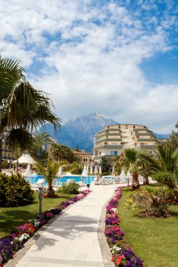 Dış lüks beş yıldızlı hotel resort