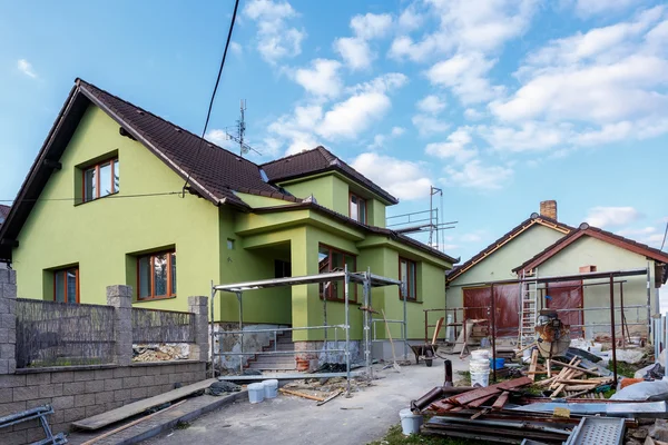 Construction or repair of the rural house — Stock Photo, Image