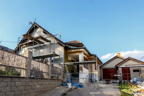 Bau oder Reparatur des Landhauses — Stockfoto