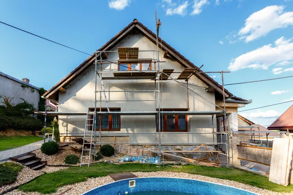 Construction or repair of the rural house — Stock Photo, Image