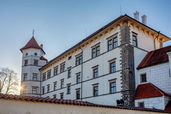 Eski Jindrichuv Hradec Şehrindeki Tarihi Şato Kompleksi Çek Cumhuriyeti Ndeki — Stok fotoğraf